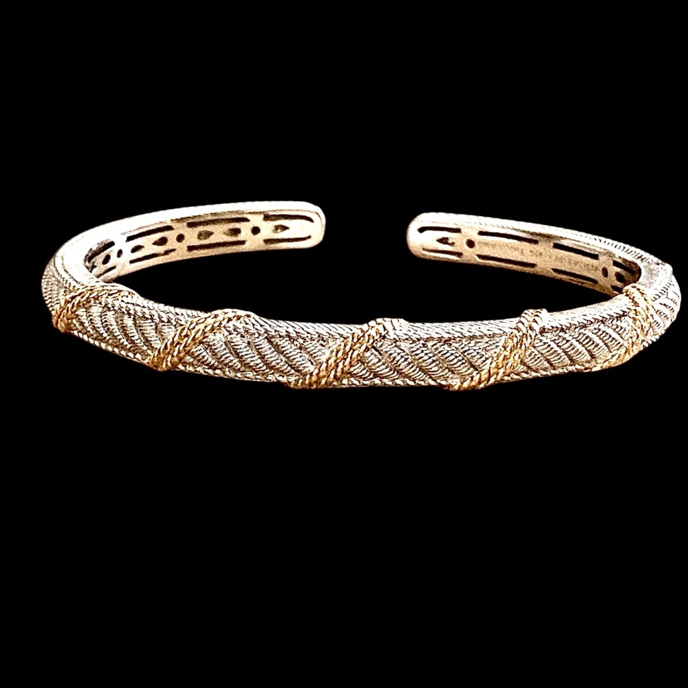 Elegant Gold and .925 Silver Judith Ripka Bracelet